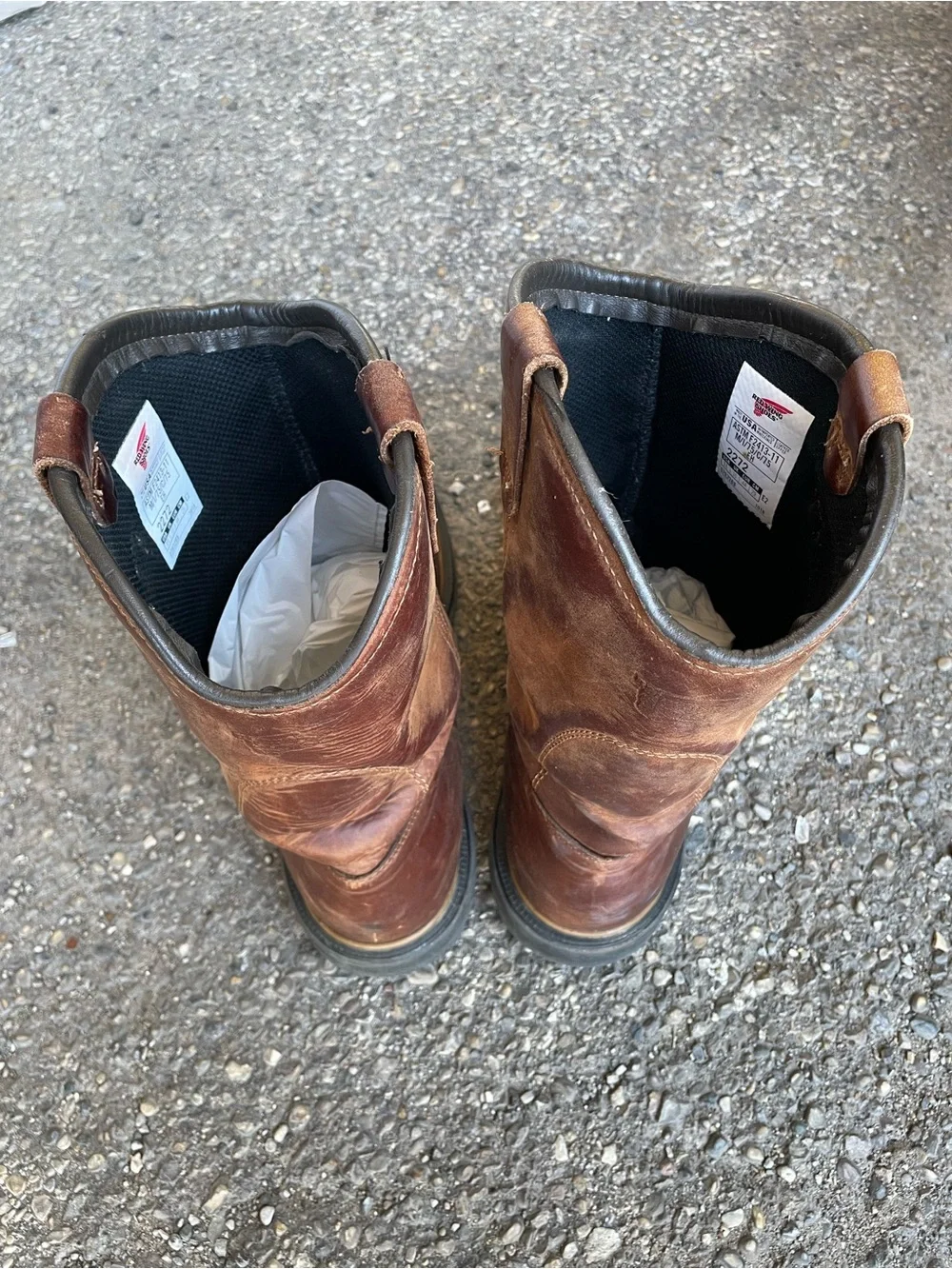 Red Wing 2272 DynaForce Mens Brown Leather Steel Toe Work Boots Size 11 E2